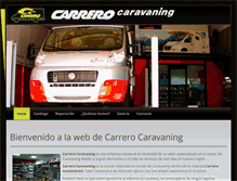 Tablet Screenshot of carrerocaravaning.com